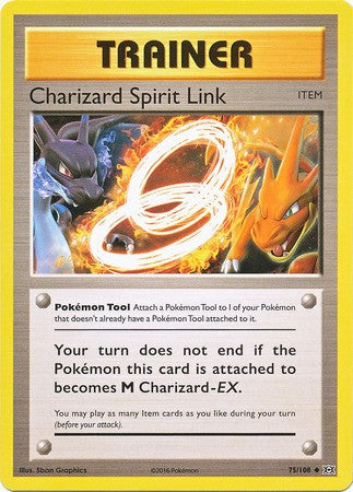 Charizard Spirit Link 75/108 Uncommon - Pokemon XY Evolutions Single Card PokeOrder.com Charizard Spirit Link 75/108 Uncommon - Pokemon XY Evolutions Single Card PokeOrder.com