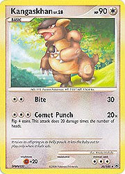 Pokemon Diamond and Pearl Majestic Dawn- Kangaskhan(Uncommon)