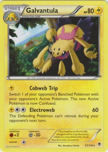 Galvantula 27/119 - Rare Pokemon XY Phantom Forces Card