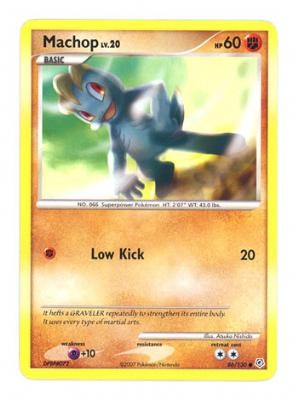 Pokemon Diamond & Pearl Common Card - Machop 86/130