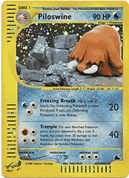 Pokemon E Skyridge - Piloswine Holofoil