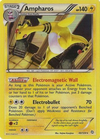 Ampharos 40/124 - Pokemon Dragons Exalted Holo Rare Card