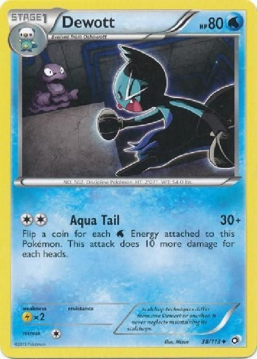 Dewott 38/113 - Pokemon Legendary Treasures Uncommon Card