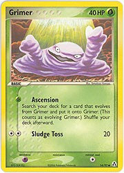 pokemon grimer card Scarlet Violet Base Set Single Common 126 the Defending Pokmon is now Paralyzed Pokemon ex Legend Maker -