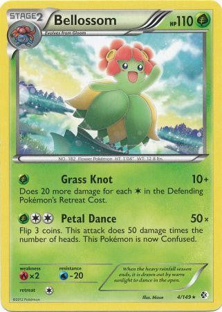 Bellossom 4/149 - Pokemon Boundaries Crossed Rare Card PokeOrder.com Bellossom 4/149 - Pokemon Boundaries Crossed Rare Card PokeOrder.com