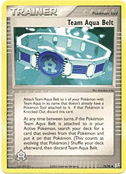 EX Aqua vs Magma - Team Aqua Belt