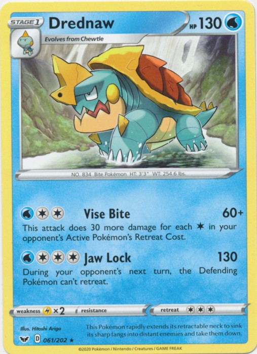 Drednaw - 061/202 Pokemon » Sword and Shield Rare