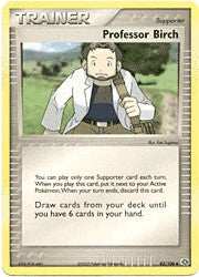 Pokemon EX Emerald Uncommon Card - Professor Birch 82/106