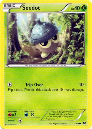 Pokemon Next Destinies Common Card - Seedot 2/99
