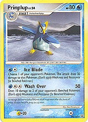 Pokemon Diamond and Pearl Majestic Dawn- Prinplup(Uncommon)