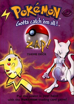 Pokemon Card Game Basic 'Zap' Theme Deck