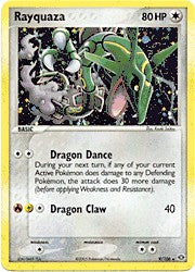Pokemon EX Emerald Holo Rare Card - Rayquaza 9/106