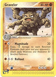 Pokemon EX Dragon - Graveler