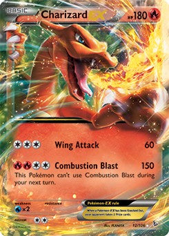 Charizard EX 12/106 - Pokemon XY Flashfire Ultra Rare Card