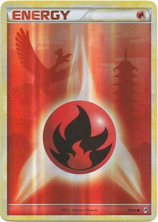 Pokemon Call Of Legends Fire Energy 89/95 Holo Rare Card