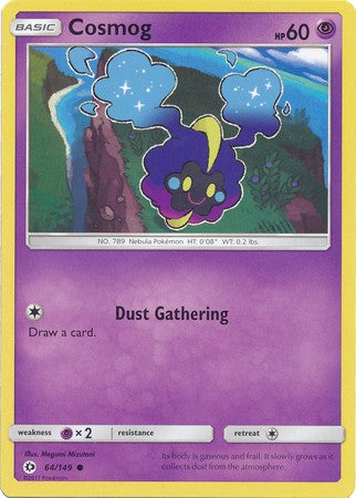 Cosmog 64/149 Common - Pokemon Sun & Moon Base Set Single Card