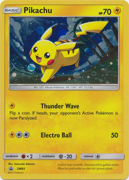 Pikachu - SM81 Pokemon » SM Promos Promo