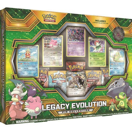 Pokemon Legacy Evolution Pin Collection Box