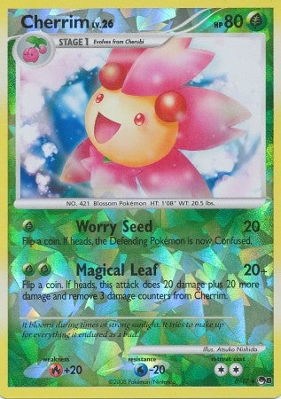 Pokemon Cherrim 6/17 Reverse Holo Promo Single Card โ