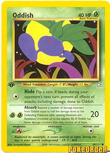 Pokemon Neo Genesis - Oddish PokeOrder.com Pokemon Neo Genesis - Oddish PokeOrder.com