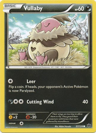 Vullaby 57/124 Common - Pokemon XY Fates Collide Card