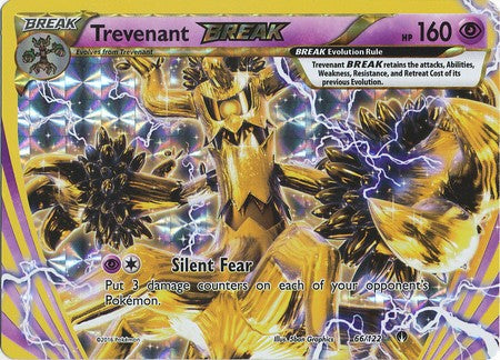 Trevenant BREAK 66/122 Rare - Pokemon XY Breakpoint Card
