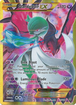 Gardevoir EX 116/114 Secret Rare - Pokemon XY Steam Siege Card