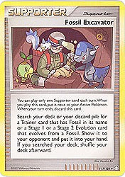 Pokemon Diamond & Pearl Mysterious Treasures-Supporter Fossil Excavator