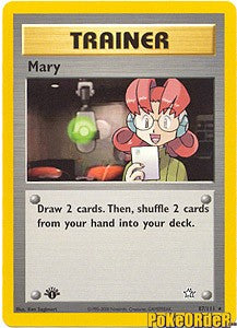 Neo Genesis Rare Trainer - Mary