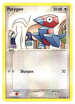 Pokemon EX Delta Species- Porygon