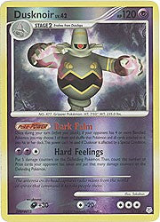 Pokemon Diamond & Pearl Reverse Holo Rare Card - Dusknoir 2/130