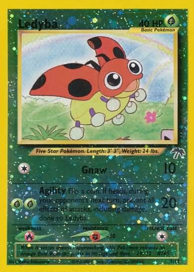 Ledyba 7/18 - Pokemon Reverse Holo Promo Card