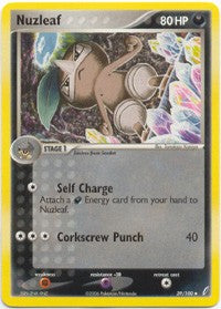 Pokemon EX Crystal Guardians - Nuzleaf