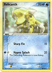 Pokemon EX Emerald Rare Card - Relicanth 18/106