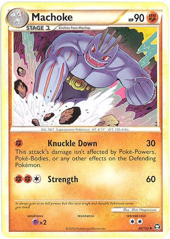 machoke pokemon card Mini Playing Placeholder Image Provided Machoke (40/102) [HeartGold & SoulSilver: