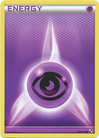 Pokemon Black & White Pyschic Energy 109/114 Common Card