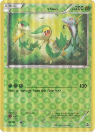Pokemon Black & White 3D Oversized Promo Card - _________'s Snivy