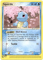 EX Aqua vs Magma - Squirtle Card