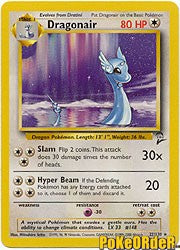 Pokemon Base Set 2 Rare Card - Dragonair 22/130
