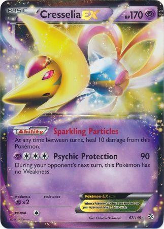 Cresselia EX 67/149 - Pokemon Boundaries Crossed Ultra Rare Card