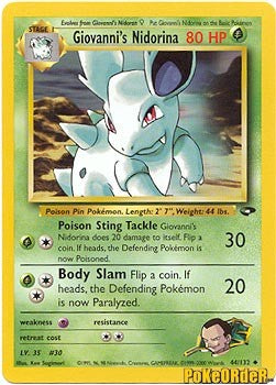 Gym Challenge - Giovanni's Nidorina