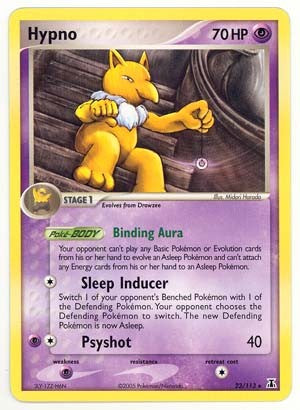 Pokemon EX Delta Species- Hypno