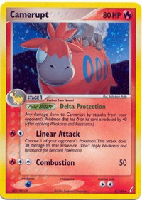 Pokemon EX Crystal Guardians - Camerupt (Holofoil)