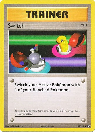 Switch 88/108 Uncommon - Pokemon XY Evolutions Single Card