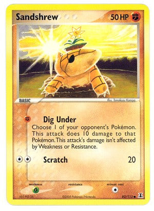 Pokemon EX Delta Species- Sandshrew