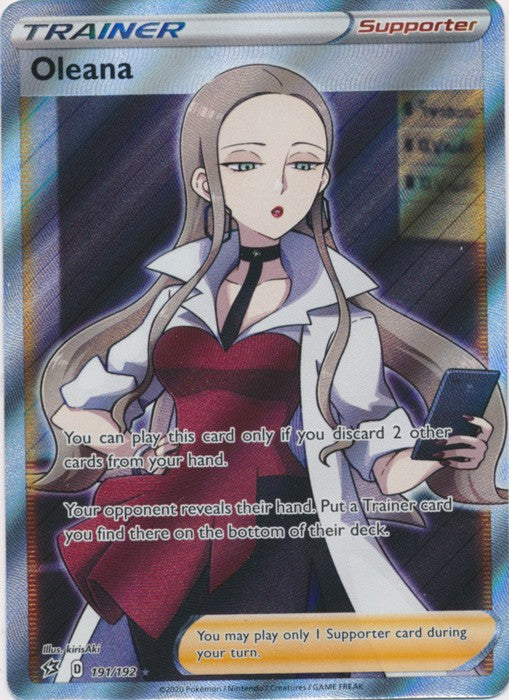 oleana pokemon card value (Full Art) Print on:Wood Frame 16
