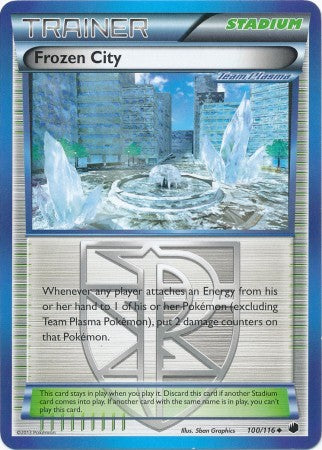 Frozen City 100/116 - Pokemon Plasma Freeze Uncommon Card