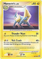 Pokemon Diamond and Pearl Majestic Dawn- Manectric(Uncommon)