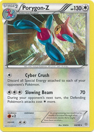 Porygon-Z 66/98 RARE - Pokemon XY Ancient Origins Card