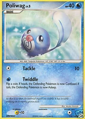 Pokemon Legends Awakened Common Card - Poliwag 114/146